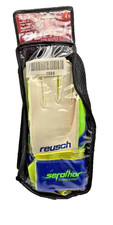reusch goalkeeper gloves size 4 electric blue...