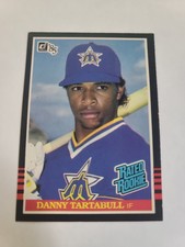 1985 Donruss Danny Tartabull #27 Rated Rookie Baseball Card. rookie card picture