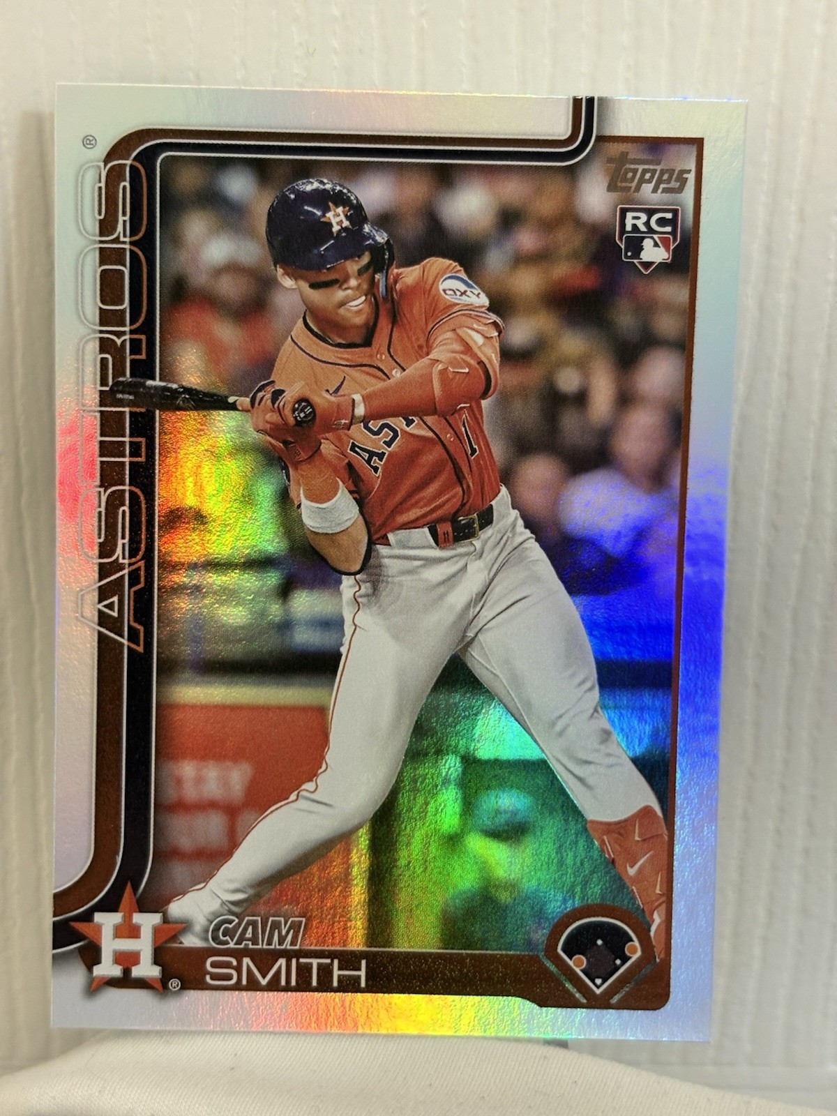 2025 Topps Update #US298 Cam Smith RC Holo Foil 🔥 Astros Rookie