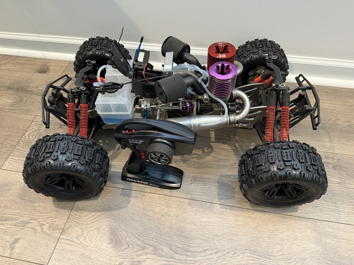 Hpi Savage Twinzilla XXL Rare Nitro Vintage RC Truck Twin Engine