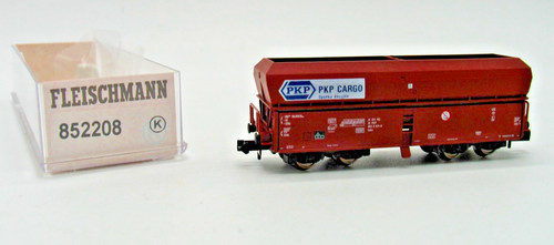 Fleischmann N 852208 K  Selbstentladewagen PKP CARGO   OVP  QL222 | Condition: Gebraucht