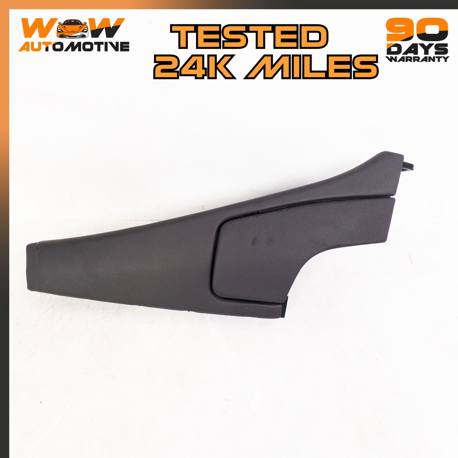 07-13 BENTLEY CONTINENTAL GTC REAR LEFT INTERIOR QUARTER TRIM HINGE BLACK OEM
