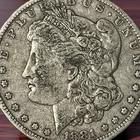 1881-O Morgan Dollar 90% US Silver Coin New Orleans LOW Mintage KM 110 Lot D6-99