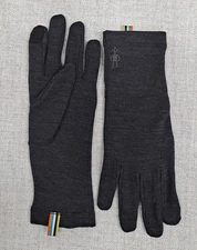 SMARTWOOL Thermal Merino Glove - Charcoal Heather - Large