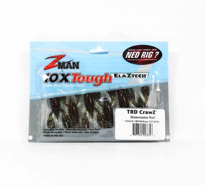 Zman Soft K�der TRD Crawz 2.5 Zoll 6/Pack Watermelon Red (3356)