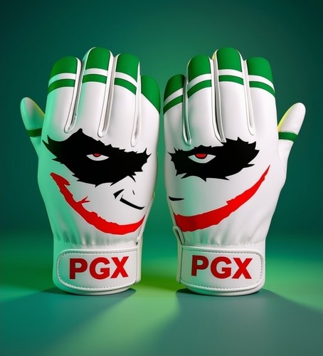 PGX Joker Smiley Baseball Schlaghandschuhe Jugend Medium - Bild 1 von 4