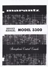 Manuale di servizio per Marantz 3300 
