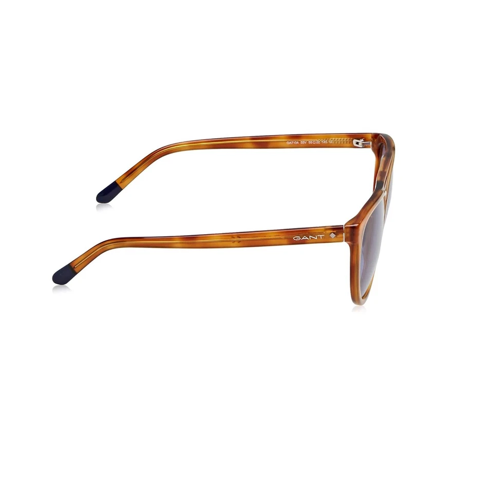 GANT GA7104 55V Havana Aviator Plastic Sunglasses Frame 55-22-145 Blue Lenses - Image 2 of 3