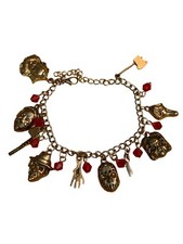 Horror Movies Themed Multicharm Metal Charm Bracelet