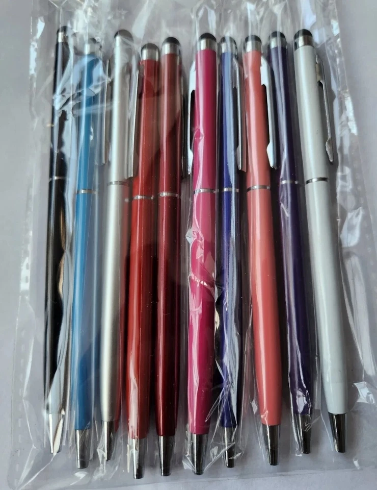 10x Bolígrafos Lápiz Pantalla Táctil Capacitivo Universal para Todos los Teléfonos Móviles Pestaña Foto 2 de 3