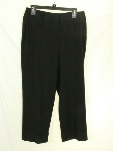 Investments Womens Crop Pants Black 