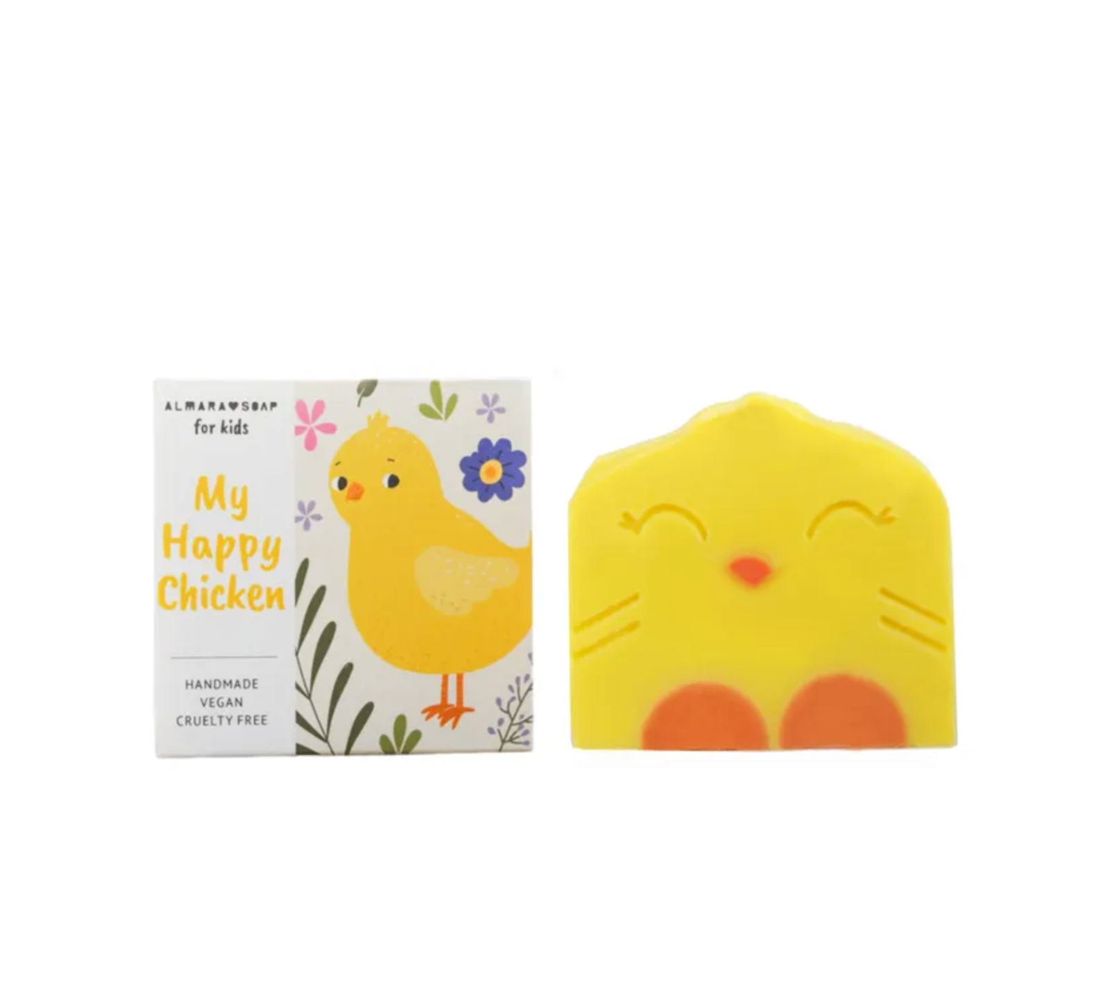 Almara Soap forKids MY HAPPY Chicken Sapone artigianale per bambini agli agrumi