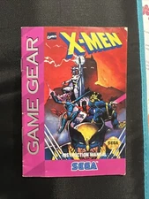 X-Men XMen X Men Sega Game Gear Instruction Manual Only