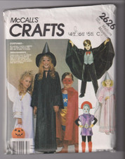 2626 McCALLS - COSTUME: CAPE JUMPSUIT TUNIC HAT ETC- KIDS Unisex Sz M 6/8