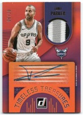 2018-19 Donruss Timeless Treasures Materials Signatures Prime GU Auto Patch 6/10