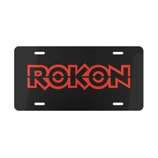 Rokon Motorcycles Logo Vanity Plate - Off-Road Bike Car Tag Gift Idea USA