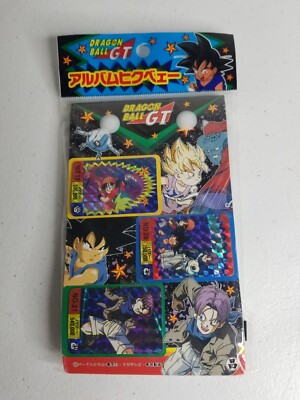 Sealed Dragon Ball GT Data Carddass Collectible Card Packs - Japanese Edition