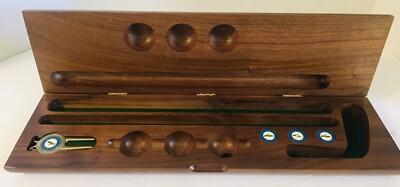 Vintage 80's Pebble Beach Golf Links Collectable Wood Case | eBay