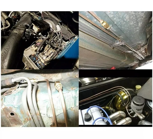 1Pcs Brake Line Tubing Kit Galvanized Steel 25 Ft. Roll Coil 3/16"OD 16 Fittings - Picture 9 of 13