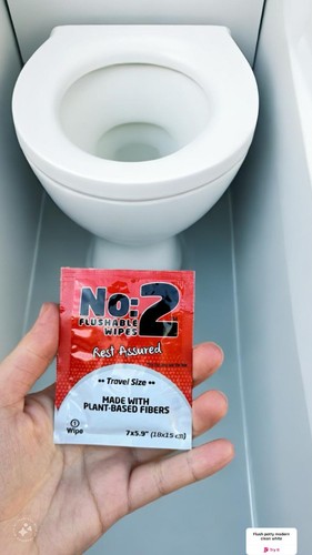 Number 2 Flushable Wet Wipes 30 Counts - Picture 9 of 10