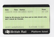 Haywards Heath S01 - APTIS platform ticket - West Sussex RH16