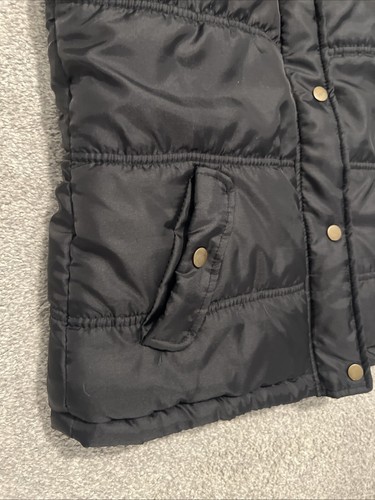 Kids Beverly Hills Polo Club Puffer Vest with Hood Black Size Medium Read - Picture 4 of 9