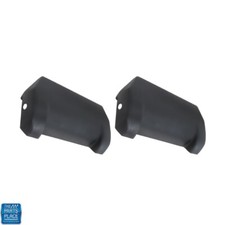 73-81 Camaro Firebird Bucket Seat Back Rear Bottom Frame Covers Black - Pair New 73-81 Camaro Firebird Bucket Seat Back Rear Bottom Frame Covers Black - Pair New