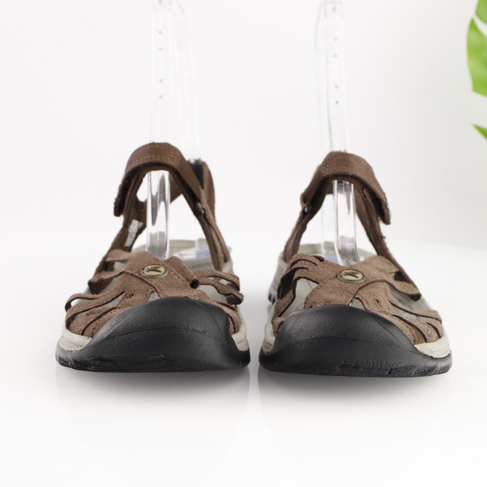 Keen sandalo donna rosa taglia 9 marrone cinturino punta cappuccio escursionismo trail scarpa avventura