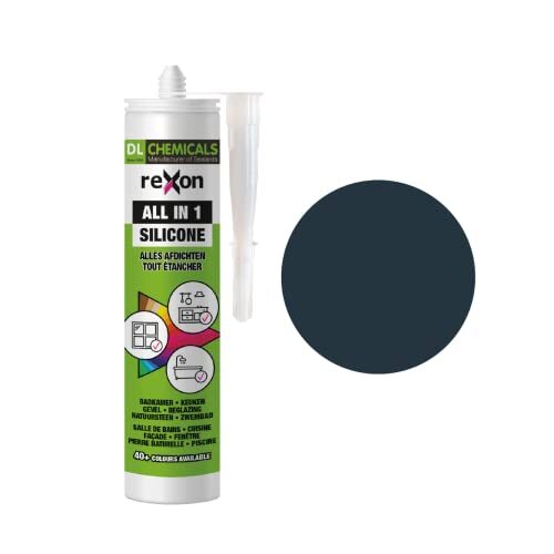 REXON Silicone sigillante multiuso - Grigio antracite RAL 7016 - (l4h)