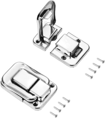 2Pcs Toggle Catch Lock 1.89'' X 1.3'' (Lxw) Iron Hasp Latches Silver Modern Decora