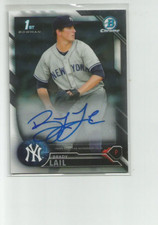 2016 BOWMAN CHROME PROSPECT AUTOGRAPHS #CPABL BRADY LAIL