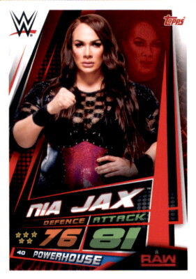 WWE Slam Attax Universe Karte 40 - Nia Jax - RAW eBay.de