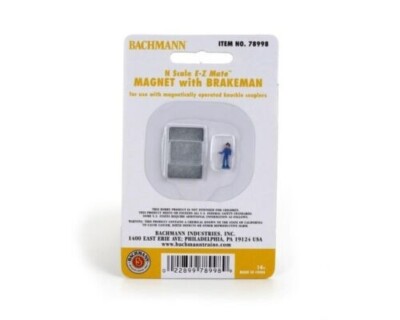 Bachmann 78998 MAGNET WITH BRAKEMAN (N SCALE) NEW