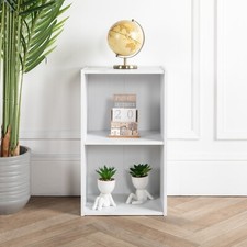 Cube Bookshelf Storage Organiser Shelving Wooden Display Stand 2 3 4 5  10 Tier