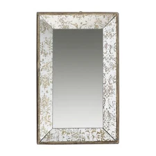 A&B HOME 31500-DS A & B 20" L Medium Rectangular Silver MDF