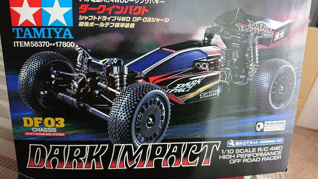 Tamiya DF-03 Electric RC Car No.370 Dark Impact Off-Road Car 58370