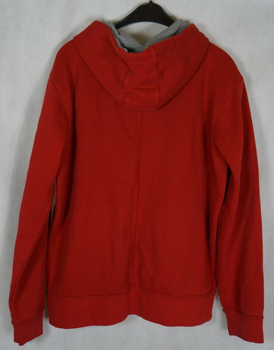 Red zip hotsell up jumper