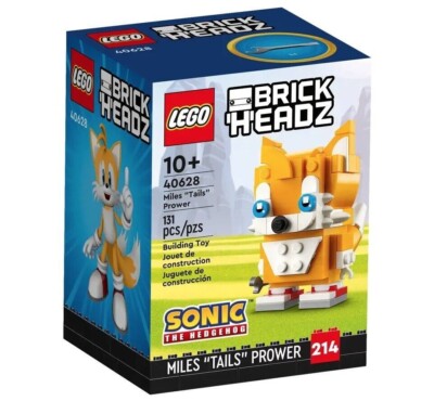 LEGO BrickHeadz (40628): Miles ''Tails'' Prower #214 - New/Sonic the Hedgehog  