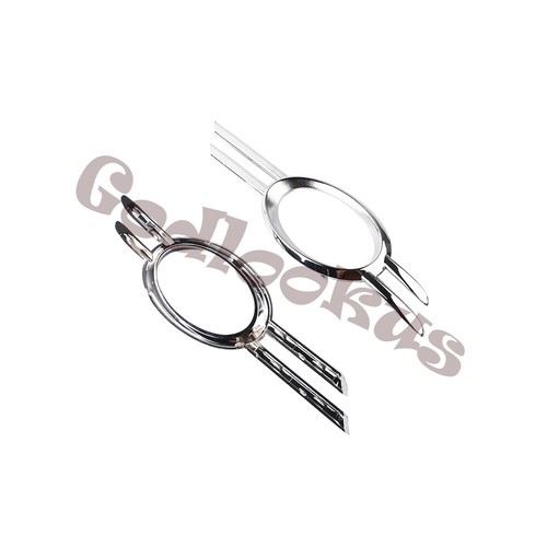 Chrome Fog Light Grill Trim for Mercedes E-CLASS W211 Avantgarde Facelift 07-09 - Picture 2 of 8