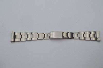 ROLEX VINTAGE RIVET STAHL ARMBAND 19MM BRACELET VINTAGE RAR AUS 2/69 ANSTOSS 50