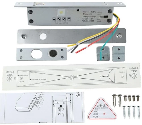 DC12V Electric Magnetic Door Lock w/LED Access Control Maglock 300KG Force ✅UK - Picture 6 of 8