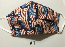 Face Mask Cotton Double Layer Reversible Washable, US Seller, Fast Shipment.