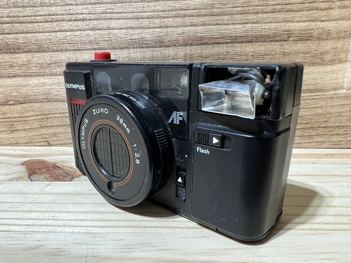 フィルムカメラOlympus Quick FlashAFL Quartzdate Olympus Quick Flash AFL Quartz Date QD Point & Shoot Film Camera
