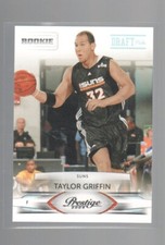 TAYLOR GRIFFIN 2009-10 PLAYOFF PRESTIGE DRAFT LIGHT BLUE ROOKIE CARD #195 /999