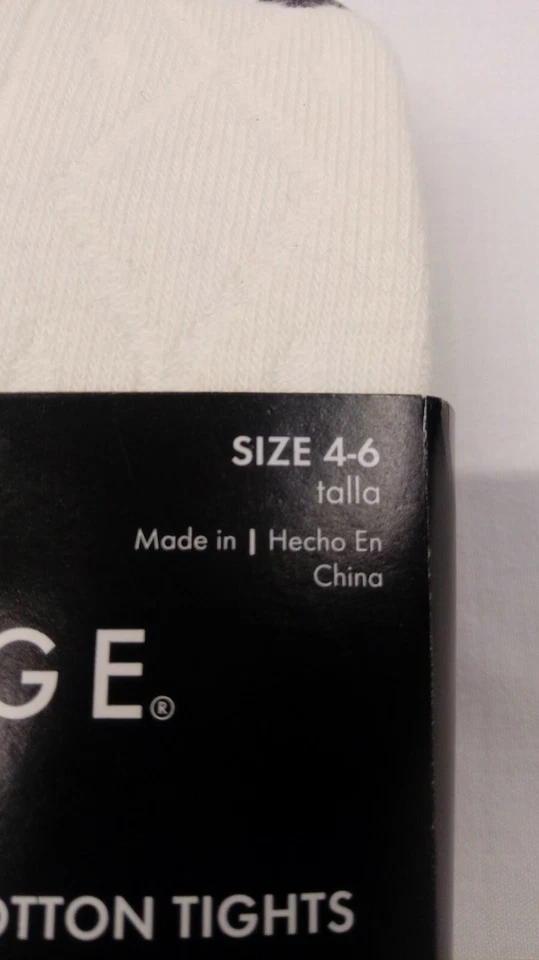 Medias de algodón pesadas niñas talla 4-6 amarillo claro GEORGE nuevas Foto 2 de 4