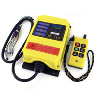 QTY1 F21-4S Telecomando senza fili industriale con 2 maniglie per paranco elettrico