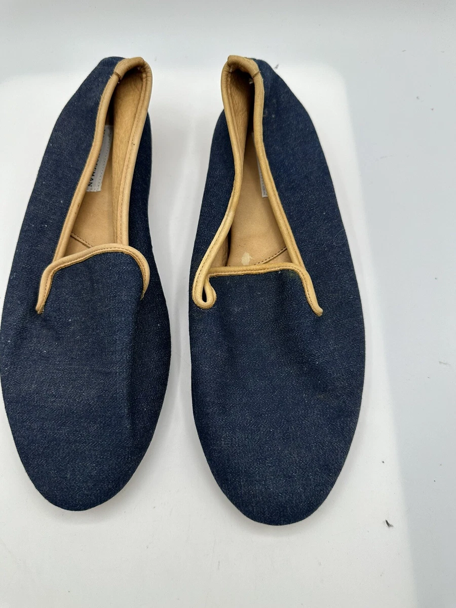 Maus & Hoffman Men’s Pebbled Leather Tassel Loafers Slip on Blue Size 8D Maus & Hoffman Mens Soft Leather Tassel Loafers Slip on  main image 3