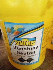 Simoniz S3497004 Sunshine Neutral Floor Cleaner and Brightener 1 gal      37
