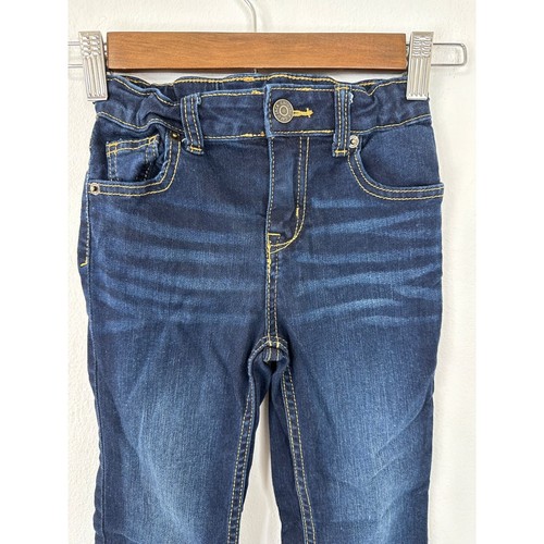 Cat & Jack Super Stretch Jeans Girls 6 Bootcut Adjustable Waist - Picture 2 of 8