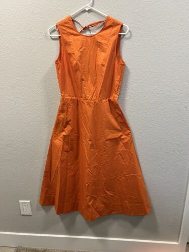 NWT Cos orange gorgeous dress size 6
